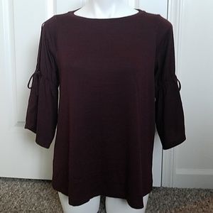Loft cold shoulder pullover blouse